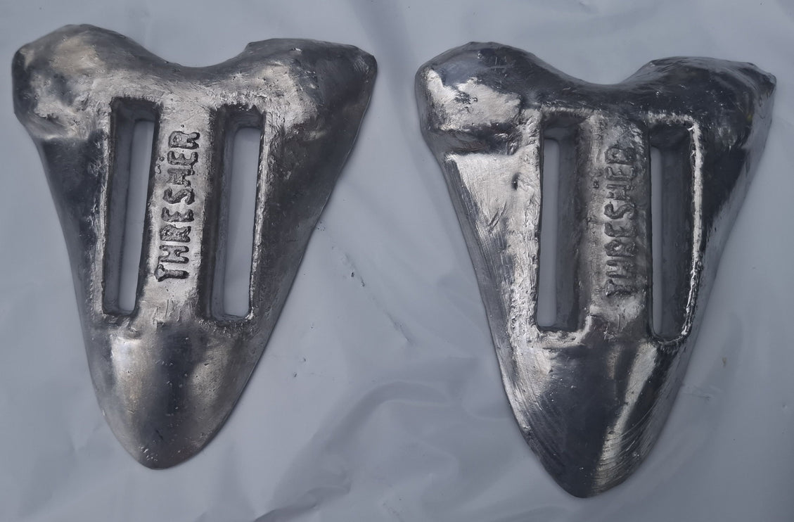 3 x 1.1kg Megalodon Tooth Dive Weights with 1.3m Rubber Belt