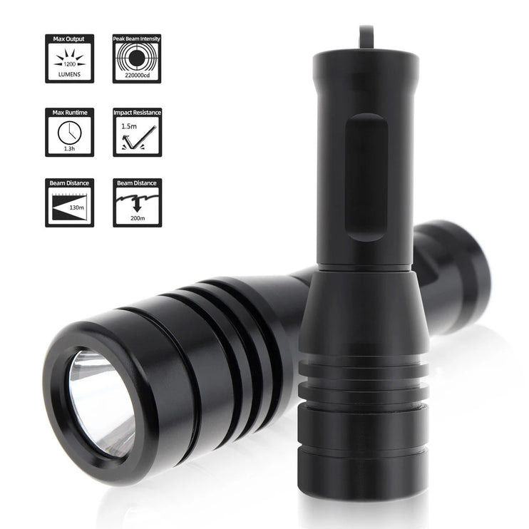 BrightBuddy Micro 80 – Compact Dive Torch including Mask Mount