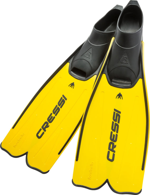 Cressi Rondinella Full Foot Snorkel fins Sz 6-8