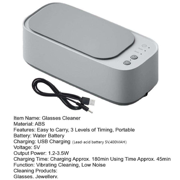 Rechargeable Portable Ultrasonic Cleaner for Jewelry and Coins