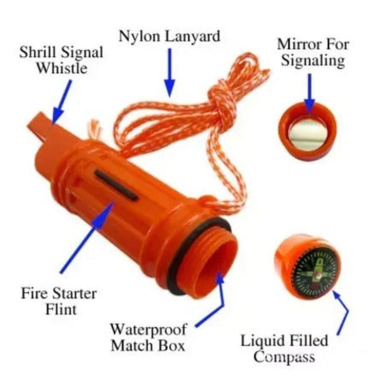 5 in 1 Outdoor Survival  / Safety Whistle