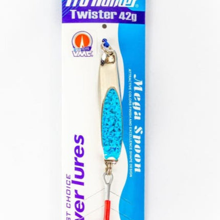 Mega Lure  Twister 42g - Silver/Blue  Pro Hunter