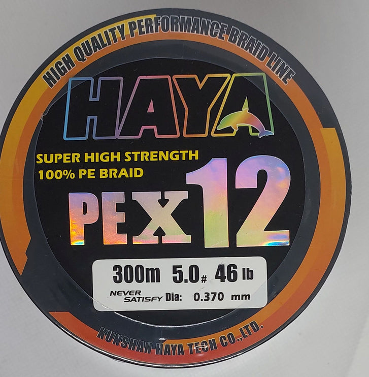 Premium x12 Strand  Low Memory Braid Fishing Line - 300M Multi