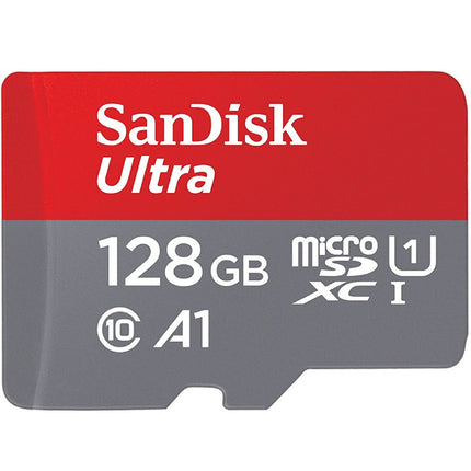 SanDisk 128GB Ultra Micro SD 140MB/s C10 – with adapter