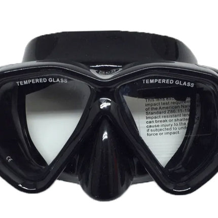 Sea Harvester M218 Dive Mask Black  Silicone