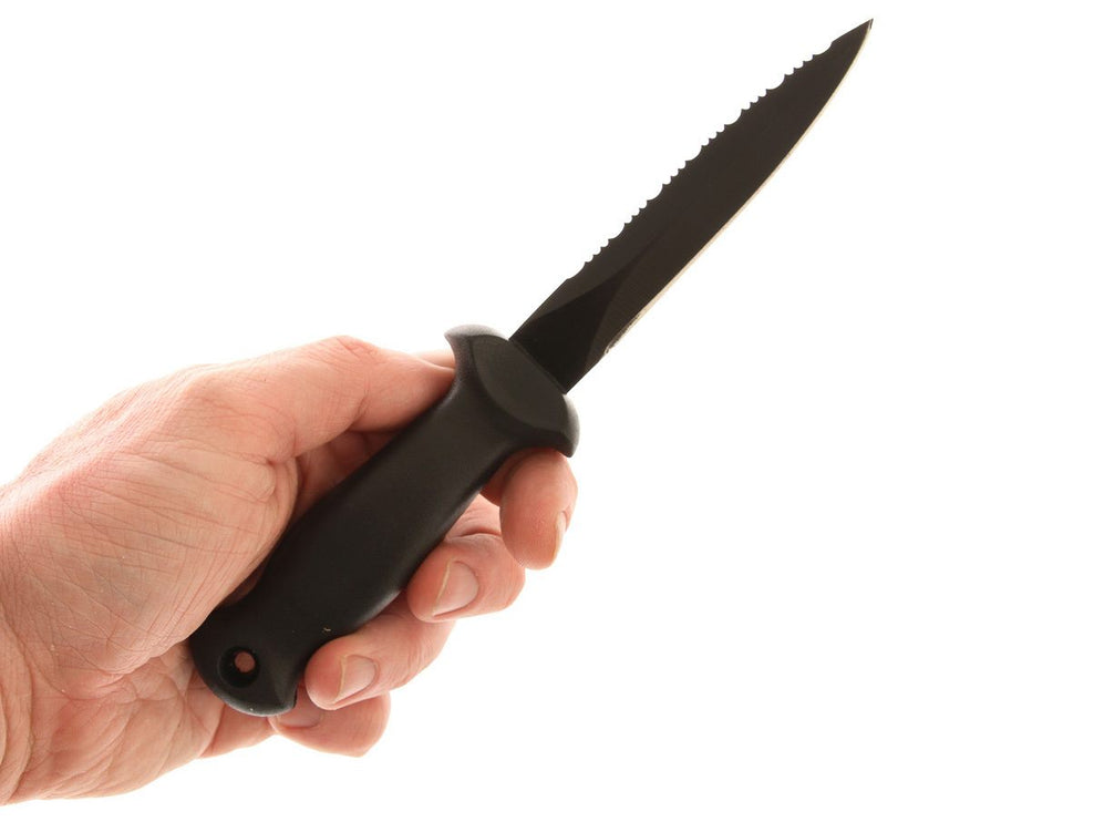 4.5" Dive Knife with Sheath IMMERSED