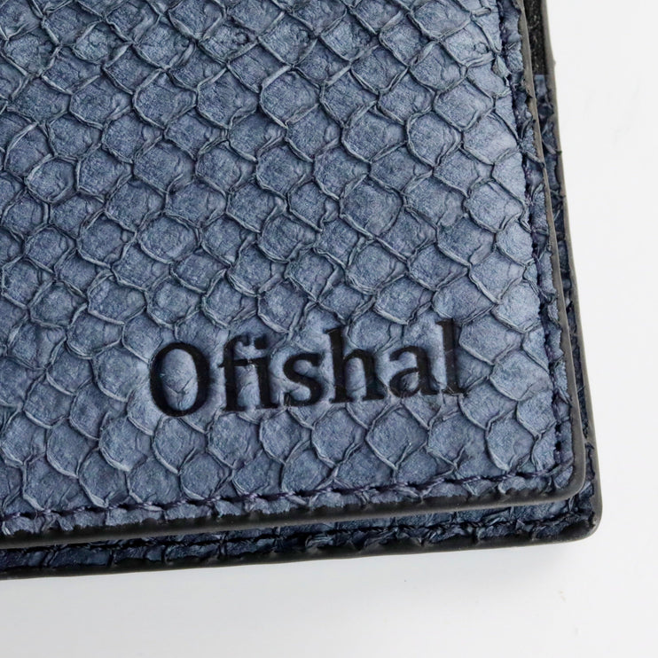 Fish Leather Bifold Wallet