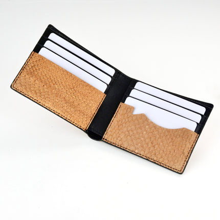 Fish Leather Bifold Wallet