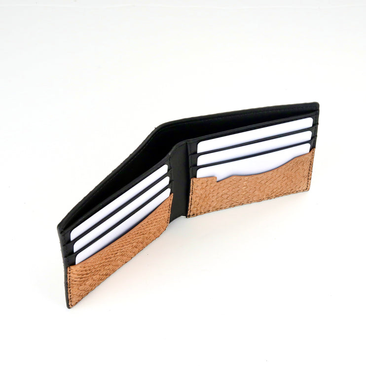 Fish Leather Bifold Wallet