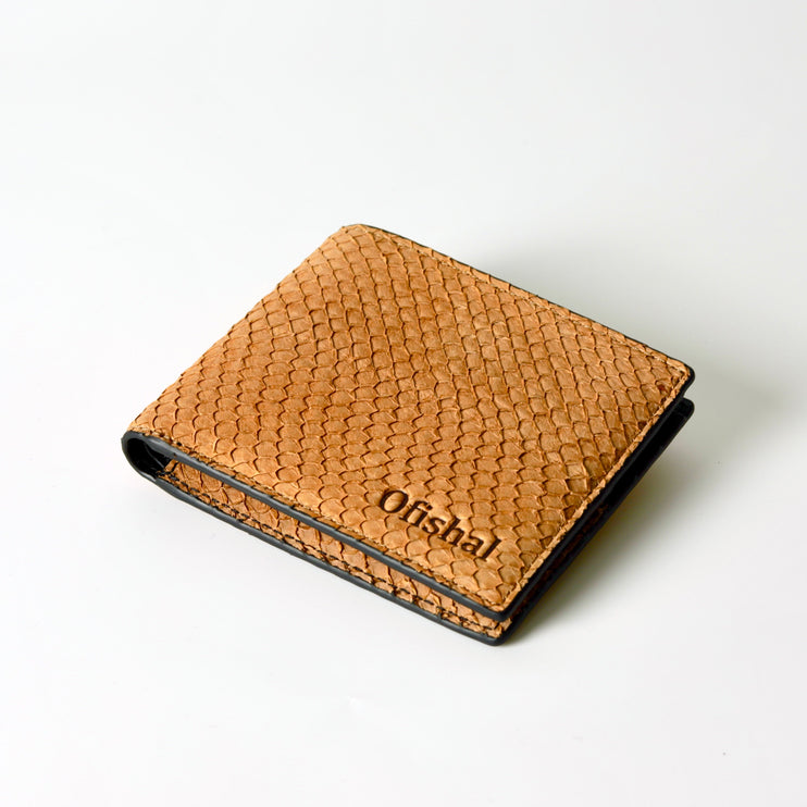 Fish Leather Bifold Wallet