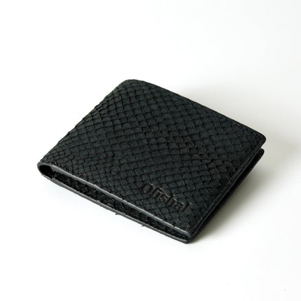 Fish Leather Bifold Wallet