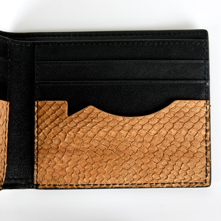 Fish Leather Bifold Wallet