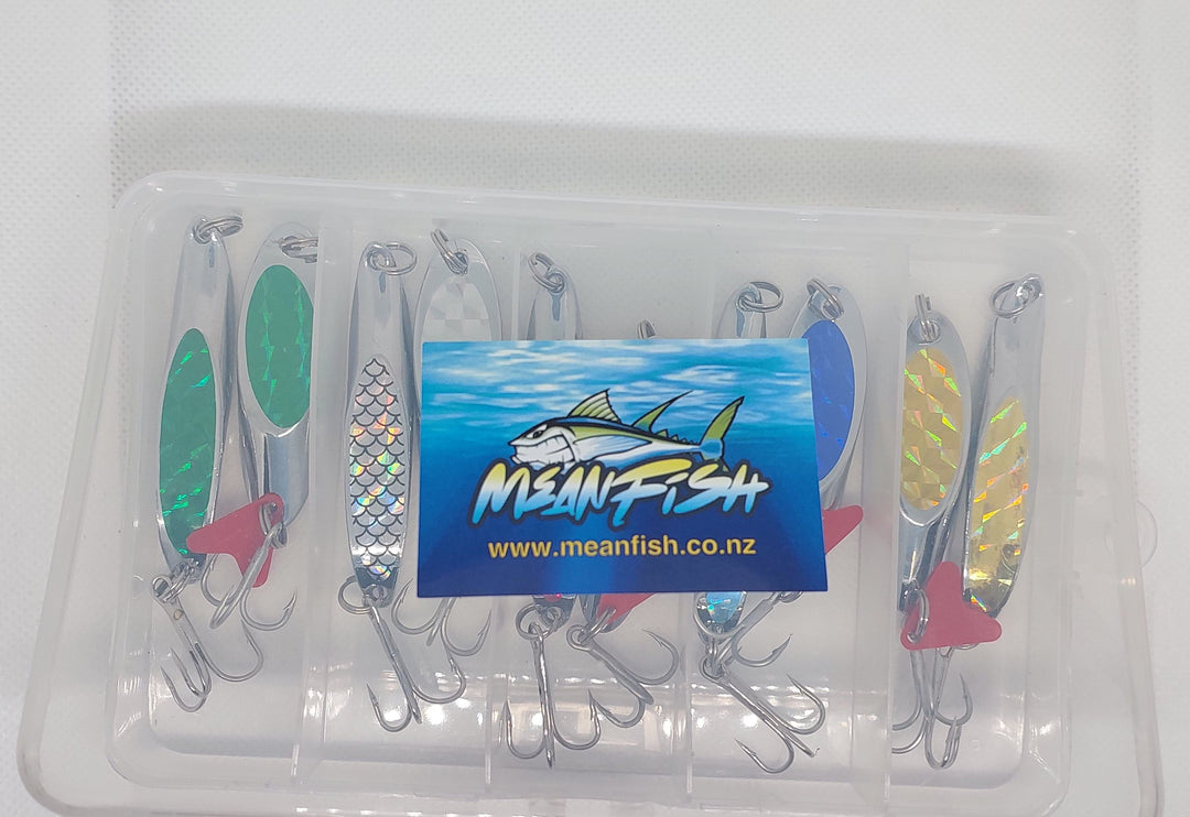 Mega Combo Kahawai Lures 10 Lures with Tackle Box