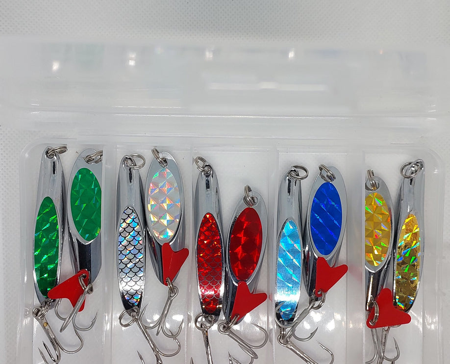 Mega Combo Kahawai Lures 10 Lures with Tackle Box