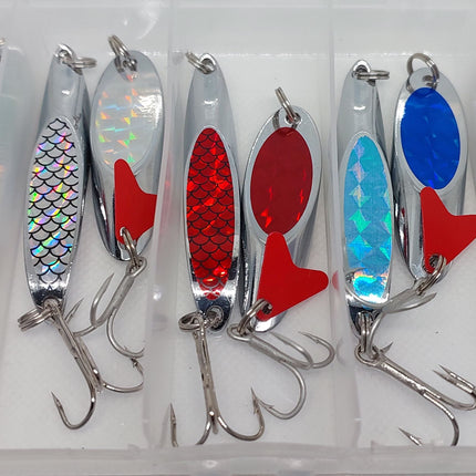 Mega Combo Kahawai Lures 10 Lures with Tackle Box