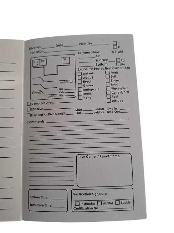 Handy Diver's Logbook – Record Your Dives with Ease