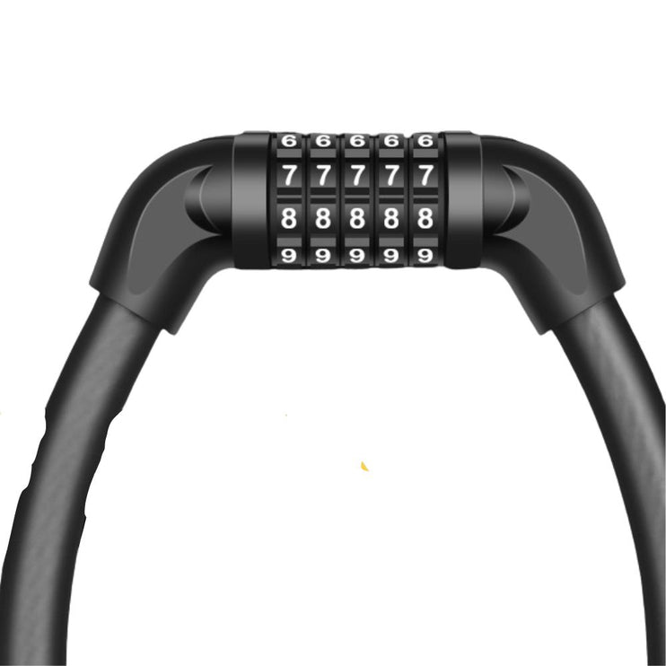 5 Digit  Steel Cable Ring Bike Lock