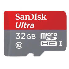 SanDisk 32GB Ultra Micro SD 100MB/s – with adapter