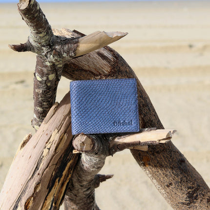Fish Leather Bifold Wallet