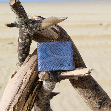 Fish Leather Bifold Wallet