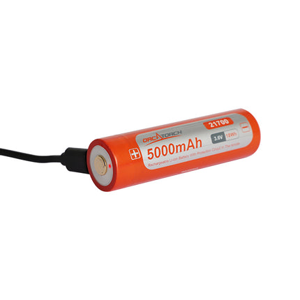 OrcaTorch 21700 USB Type-C Rechargeable Battery