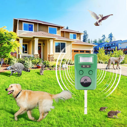 Solar Bird Repeller – Motion Activated Ultrasonic Bird Deterrent