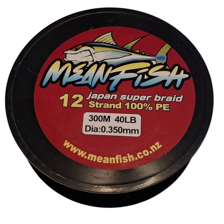 300m Meanfish x12 strand  Super Braid Fishing Line - Multi