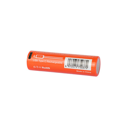 OrcaTorch 21700 USB Type-C Rechargeable Battery