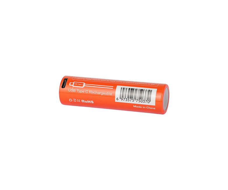 OrcaTorch 21700 USB Type-C Rechargeable Battery