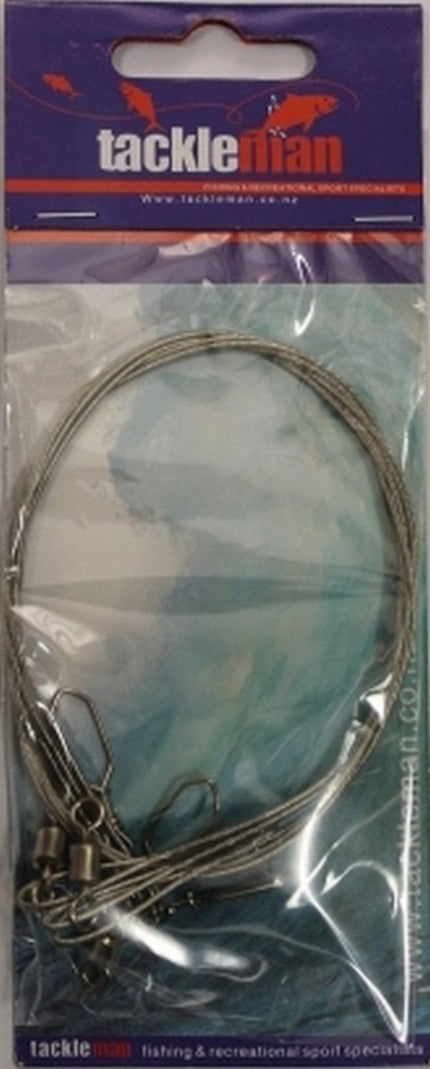 Nylon Coated Wire Trace  S/S 100lb x 18