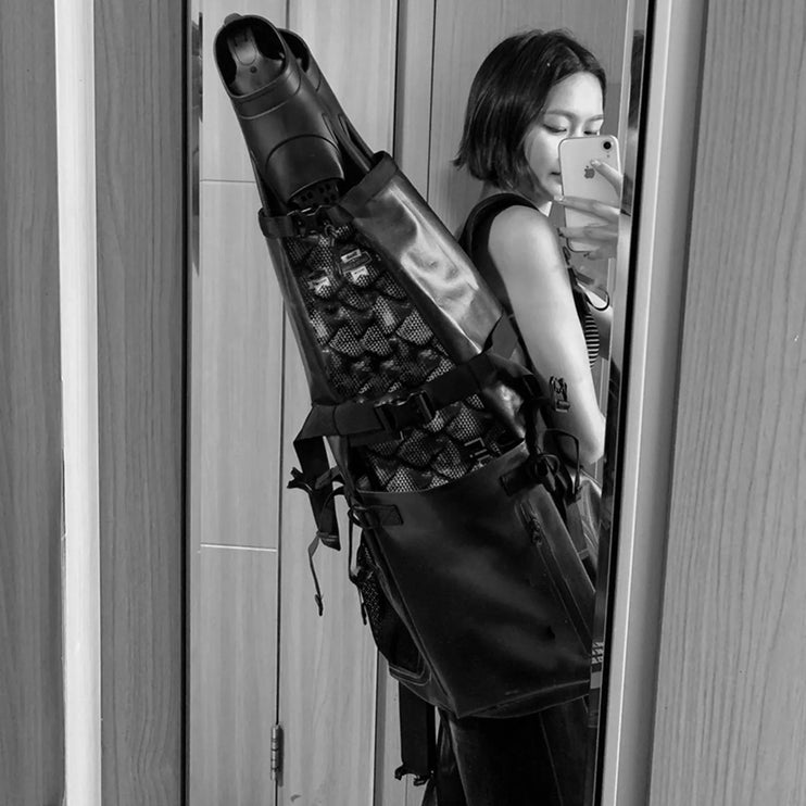 Outdoor Freediving & Scuba Long Fin Backpack
