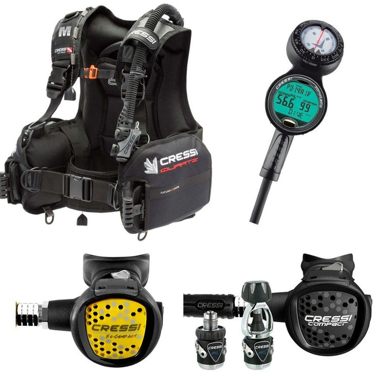 Cressi Quartz BCD Scuba Package