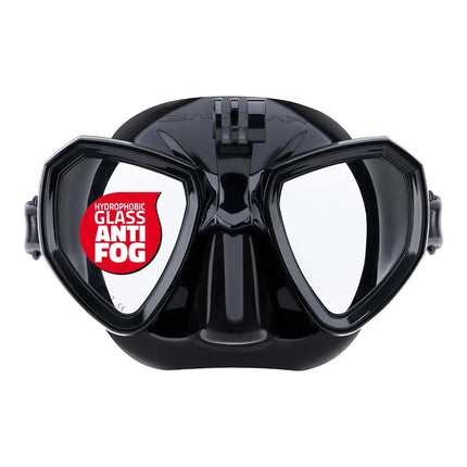 Salvimar Dive Action Mask TRINITY Anti Fog, Black/Black