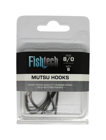 Mutsu Hooks 8/0 - 6 Per Pack