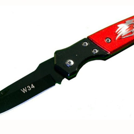 Multi Purpose Folding Knife Red or Blue