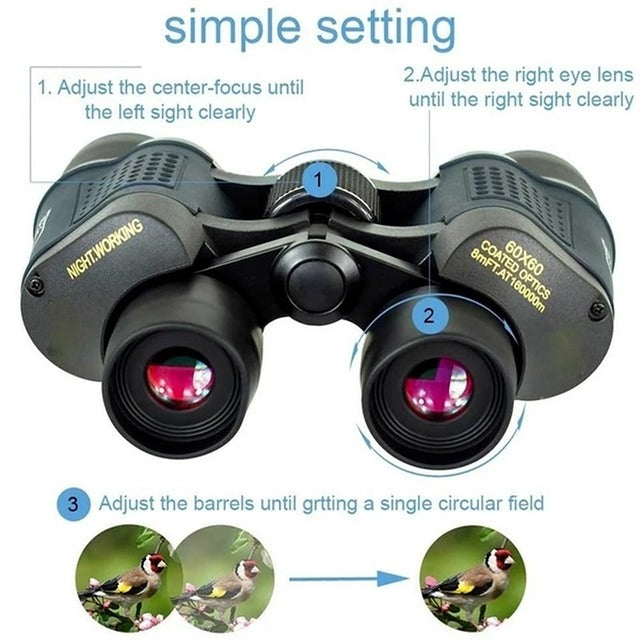 HD Night Vision Binoculars 80X80 long Range Infrared