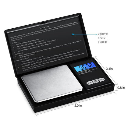 Stainless Steel Pocket Digital Scale 500g/0.01g