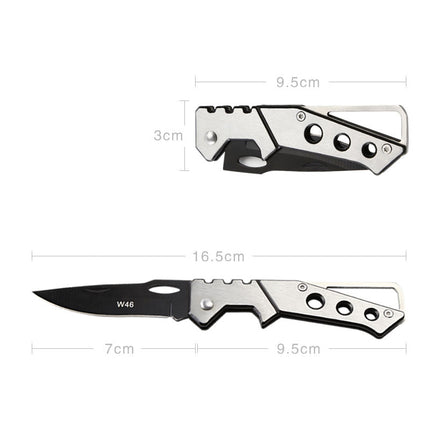 Pocket Knife with Stainless Steel  Silver Handle