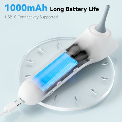Electric Ear Cleaner with 1080P Camera – IP67 Otoscope with Screen, USB Rechargeable Ear Wax Removal Tool