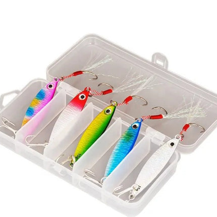 5pc Tackle Pack 15gm lures for Trout Salmon Kahawai