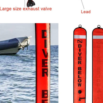 Dive Safety 120cm Surface Marker Buoy Pink