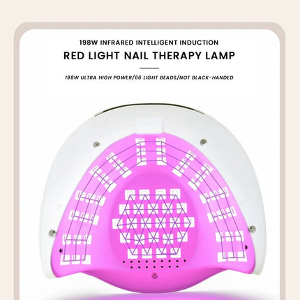 198W High Power Nail Lamp 36 Led Bulbs Nail Dryer Lamp Three-Speed