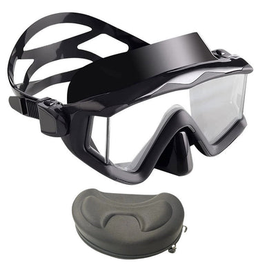 Adult Silicone Diving Goggles – Panoramic Tempered Glass Snorkeling Mask