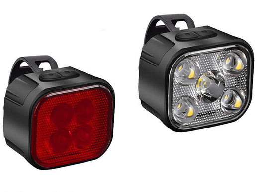 Rechargeable Bike Light Set – Front & Rear LED Lights (USB-C Charging)