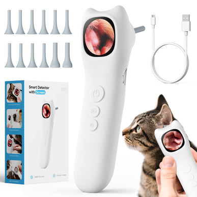 Electric Ear Cleaner with 1080P Camera – IP67 Otoscope with Screen, USB Rechargeable Ear Wax Removal Tool