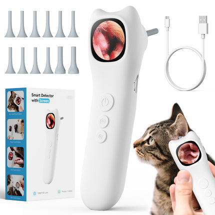 Electric Ear Cleaner with 1080P Camera – IP67 Otoscope with Screen, USB Rechargeable Ear Wax Removal Tool
