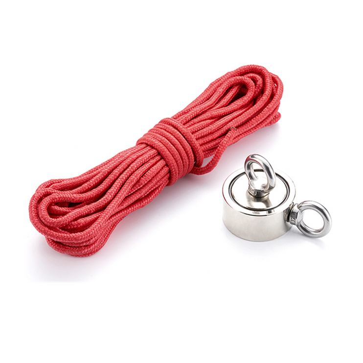 30 Metre Salvage Rope for Fishing Magnets with Carabiner 30m x 8mm