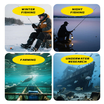 4.3” HD Fish Finder Endoscope Camera – IP67 Waterproof Underwater Monitor