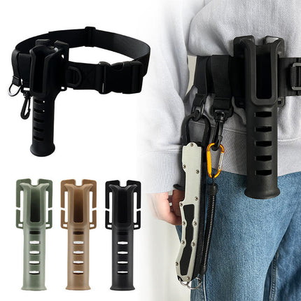 Adjustable Fishing Waist Belt  with Rod Holder