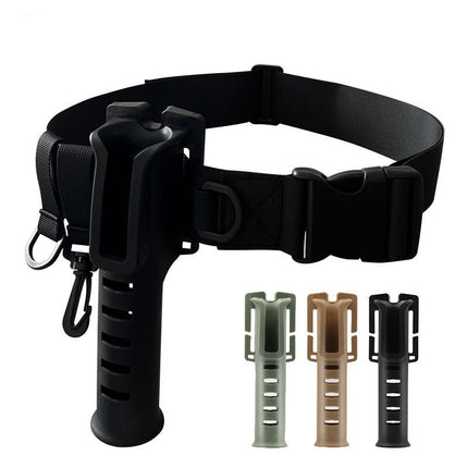 Adjustable Fishing Waist Belt  with Rod Holder